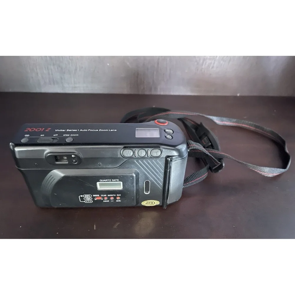 Vivitar 2001‎ Z Series 1 Auto Focus 38-80mm Zoom Film Camera-PARTS OR REPAIR